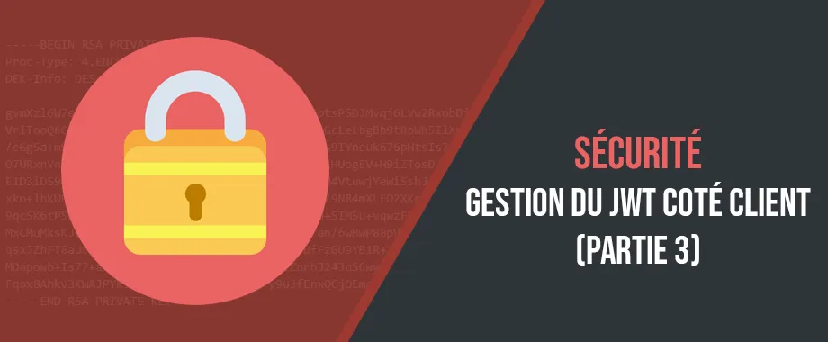 Illustration de couverture pour Sécuriser une API REST (3/3) : gestion du JWT coté client