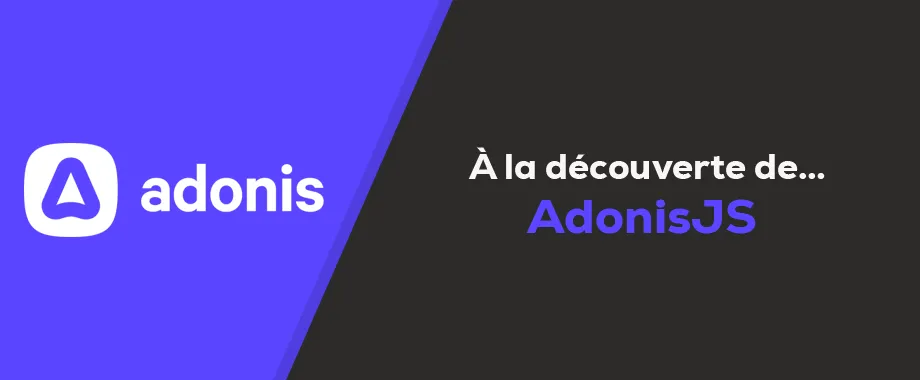 Illustration de couverture pour À la découverte de…AdonisJS