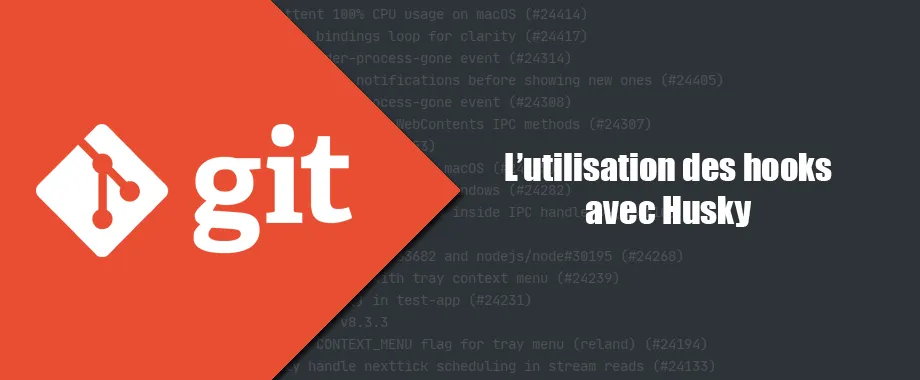 Illustration de couverture pour Git : L'utilisation des hooks avec Husky