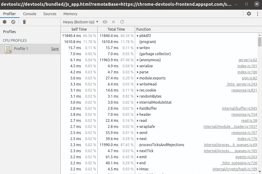 Vue &quot;Heavy (Bottom up)&quot;