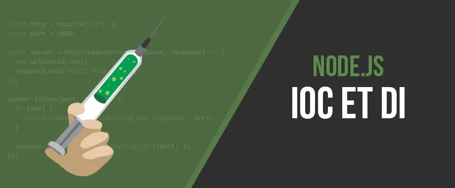 Illustration de couverture pour Node.js : l'inversion de contrôle (IOC) et l'injection de dépendances (DI)